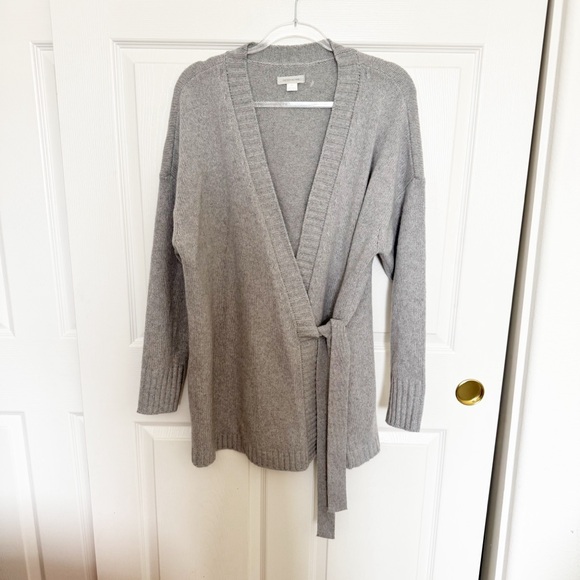 Outerknown NEW Eva Cashmere Cardigan Heather Grey SMALL - Picture 3 of 10